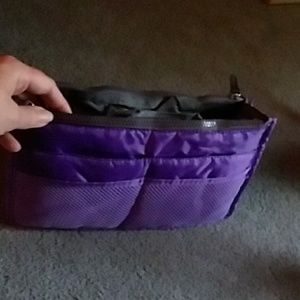 Purple travel bag